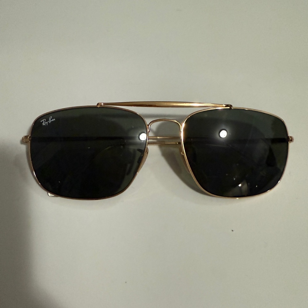 Ray-Ban Gold Frame Sunglasses